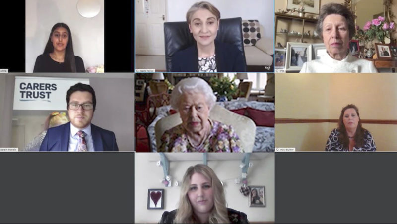 The Queen makes her first video call during the pandemic