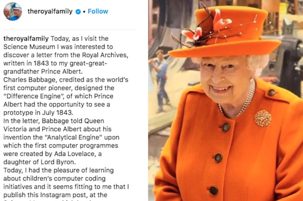Queen Elizabeth ll h making her first instagram post