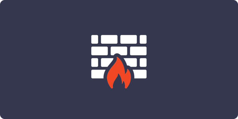 Diagram showing router firewall