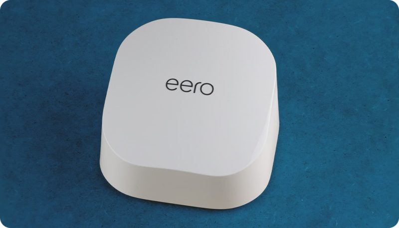 white eero Pro 6E router