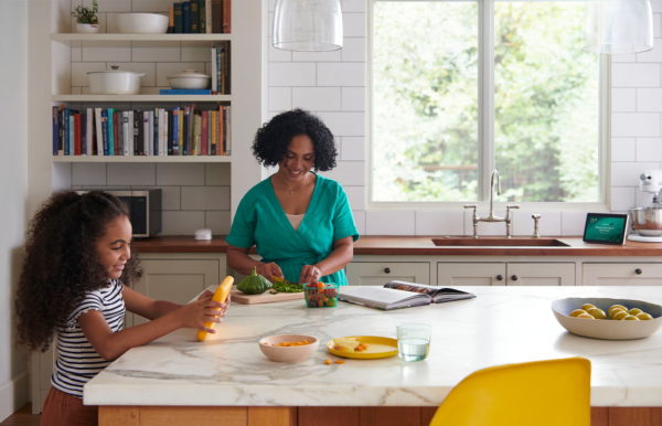 Family using eero Secure in their home